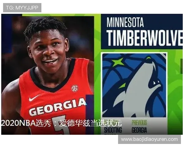 2020年NBA新秀排名公布状元爱德华兹领衔最佳阵容